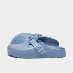 Women's Birkenstock Boston Essentials EVA Soft Footbed Clogs Dusty Blue - 1026237 400
