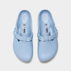 Women's Birkenstock Boston Essentials EVA Soft Footbed Clogs Dusty Blue - 1026237 400 -Fashion General Store 1026237 400 P5