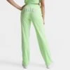 Women's Juicy Couture OG Big Bling Velour Track Pants Sour Apple - 11001076 321 -Fashion General Store 11001076 321 M1