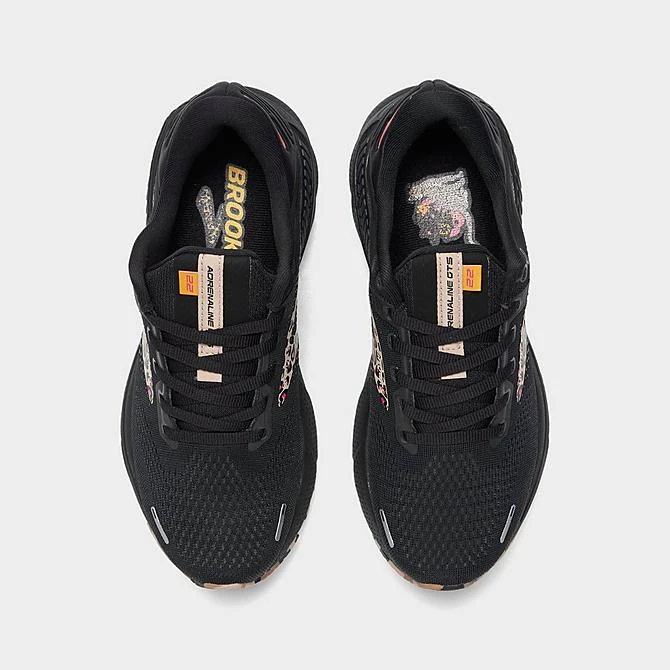 Women's Brooks Adrenaline GTS 22 Running Shoes Black/Ebony/Citrus - 1203531B 097 7 Women's Brooks Adrenaline GTS 22 Running Shoes Black/Ebony/Citrus - 1203531B 097 - Image 5