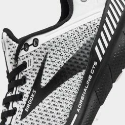 Women's Brooks Adrenaline GTS 22 Running Shoes White/Grey/Black - 1203531B 135 -Fashion General Store 1203531B 135 P3