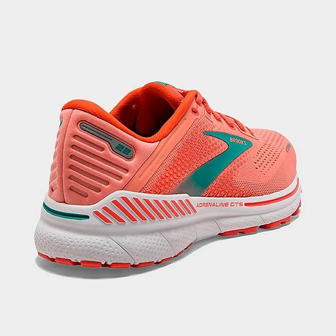 Women's Brooks Adrenaline GTS 22 Running Shoes Coral/Latigo Bay/White - 1203531B 680 6 Women's Brooks Adrenaline GTS 22 Running Shoes Coral/Latigo Bay/White - 1203531B 680 - Image 4