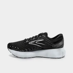 Women's Brooks Glycerin 20 Running Shoes (Wide Width D) Black/White/Alloy - 1203691D 059 -Fashion General Store 1203691D 059 P3