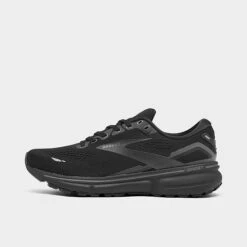 Women's Brooks Ghost 15 Running Shoes Black/Black/Ebony - 1203801B 020