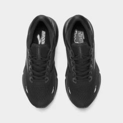 Women's Brooks Ghost 15 Running Shoes Black/Black/Ebony - 1203801B 020 -Fashion General Store 1203801B 020 P5