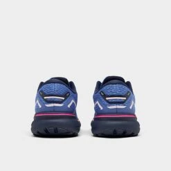 Women's Brooks Ghost 15 Running Shoes Blue/Peacoat/Pink - 1203801B 469 -Fashion General Store 1203801B 469 P4