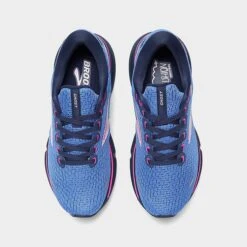 Women's Brooks Ghost 15 Running Shoes Blue/Peacoat/Pink - 1203801B 469 -Fashion General Store 1203801B 469 P5