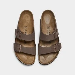 Men's Birkenstock Arizona Birkibuc Sandals Mocha - 151181 200 -Fashion General Store 151181 200 P5