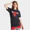 Women's Mitchell And Ness Chicago Bulls NBA Moment T-Shirt Black - 22169CBU BLK -Fashion General Store 22169CBU BLK M1