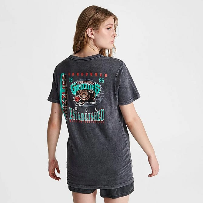 Women's Mitchell And Ness Vancouver Grizzlies NBA Moment T-Shirt Black - 22169VGR BLK 6 Women's Mitchell And Ness Vancouver Grizzlies NBA Moment T-Shirt Black - 22169VGR BLK - Image 4