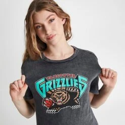 Women's Mitchell And Ness Vancouver Grizzlies NBA Moment T-Shirt Black - 22169VGR BLK 12 Women's Mitchell And Ness Vancouver Grizzlies NBA Moment T-Shirt Black - 22169VGR BLK -Fashion General Store 22169VGR BLK M5