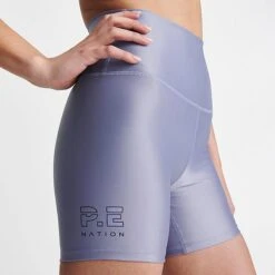 Women's P.E Nation Hype Bike Shorts Persian Violet - 23PE1S35 541 -Fashion General Store 23PE1S35 541 M5