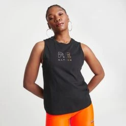 Women's P.E Nation Reload Tank Top Black - 23PE1W36 001 -Fashion General Store 23PE1W36 001 M3