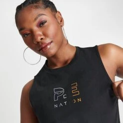 Women's P.E Nation Reload Tank Top Black - 23PE1W36 001 -Fashion General Store 23PE1W36 001 M5