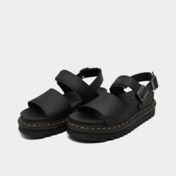 Women's Dr. Martens Voss Leather Strap Sandals Black Hydro - 24233001 001 -Fashion General Store 24233001 001 P2