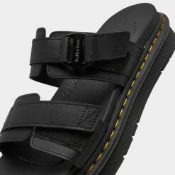 Dr. Martens Chilton Leather Dual Strap Slide Sandals Black Hydro - 25766001 001 -Fashion General Store 25766001 001 P3