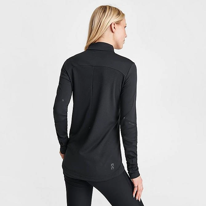 Women's On Climate Quarter-Zip Running Top Black - 26300471 002 6 Women's On Climate Quarter-Zip Running Top Black - 26300471 002 - Image 4