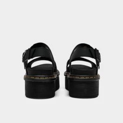 Women's Dr. Martens Voss Quad Platform Leather Strap Sandals Black Hydro - 26725001 001 -Fashion General Store 26725001 001 P4