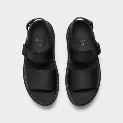 Women's Dr. Martens Voss Quad Platform Leather Strap Sandals Black Hydro - 26725001 001 -Fashion General Store 26725001 001 P5