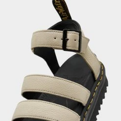 Women's Dr. Martens Blaire Hydro Leather Strap Sandals Parchment Beige - 30706292 292 -Fashion General Store 30706292 292 P3