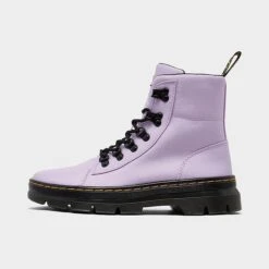 Women's Dr. Martens Combs Poly Casual Boots Lilac - 30851308 308
