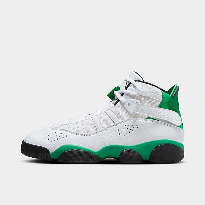 Nike Big Kids' Jordan 6 Rings Basketball Shoes White/Lucky Green/Black - 323419 131 3 Nike Big Kids' Jordan 6 Rings Basketball Shoes White/Lucky Green/Black - 323419 131