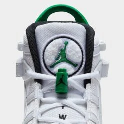 Nike Big Kids' Jordan 6 Rings Basketball Shoes White/Lucky Green/Black - 323419 131 10 Nike Big Kids' Jordan 6 Rings Basketball Shoes White/Lucky Green/Black - 323419 131 -Fashion General Store 323419 131 P3