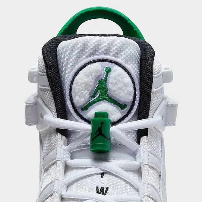 Nike Big Kids' Jordan 6 Rings Basketball Shoes White/Lucky Green/Black - 323419 131 5 Nike Big Kids' Jordan 6 Rings Basketball Shoes White/Lucky Green/Black - 323419 131 - Image 3