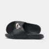 Women's Nike Benassi JDI Swoosh Slide Sandals Black/Rose Gold - 343881 007 1 Women's Nike Benassi JDI Swoosh Slide Sandals Black/Rose Gold - 343881 007 -Fashion General Store 343881 007 P1