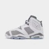 Nike Big Kids' Air Jordan Retro 6 Basketball Shoes White/Medium Grey/Cool Grey - 384665 100 -Fashion General Store 384665 100 P1