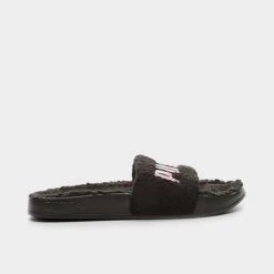 Fashion General Store 33 Women's Puma Leadcat 2.0 Sherpa Slide Sandals Puma Black/Rose Gold - 38516102Â 001