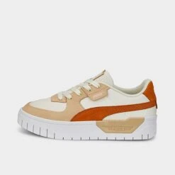Women's Puma Cali Dream Pastel Casual Shoes Pristine/Puma White/Light Sand - 38559705 100