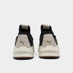 Women's Puma Fierce Nitro Leather Casual Shoes Black/Prestine/Gum - 38993203 001 -Fashion General Store 38993203 001 P4