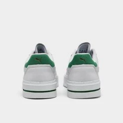 Women's Puma Cali Court Match Casual Shoes White/Green - 39309401 100 -Fashion General Store 39309401 100 P4