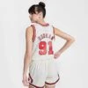 Women's Mitchell And Ness Chicago Bulls NBA Dennis Rodman Hardwood Classics Swingman Jersey Off White - 5052CBU9 250