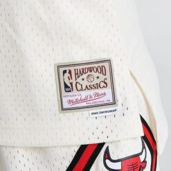 Women's Mitchell And Ness Chicago Bulls NBA Dennis Rodman Hardwood Classics Swingman Jersey Off White - 5052CBU9 250 -Fashion General Store 5052CBU9 250 M6