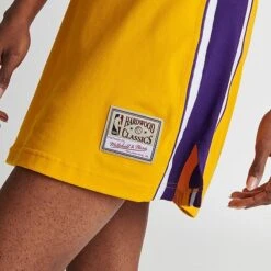 Women's Mitchell And Ness Los Angeles Lakers 1999 Shaquille O'Neal Dress Yellow - 5180LAL9 YLL -Fashion General Store 5180LAL9 YLL M6
