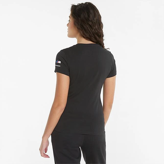 Women's Puma BMW M Motorsport Statement Graphic T-Shirt Black - 53344101 001 4 Women's Puma BMW M Motorsport Statement Graphic T-Shirt Black - 53344101 001 - Image 2