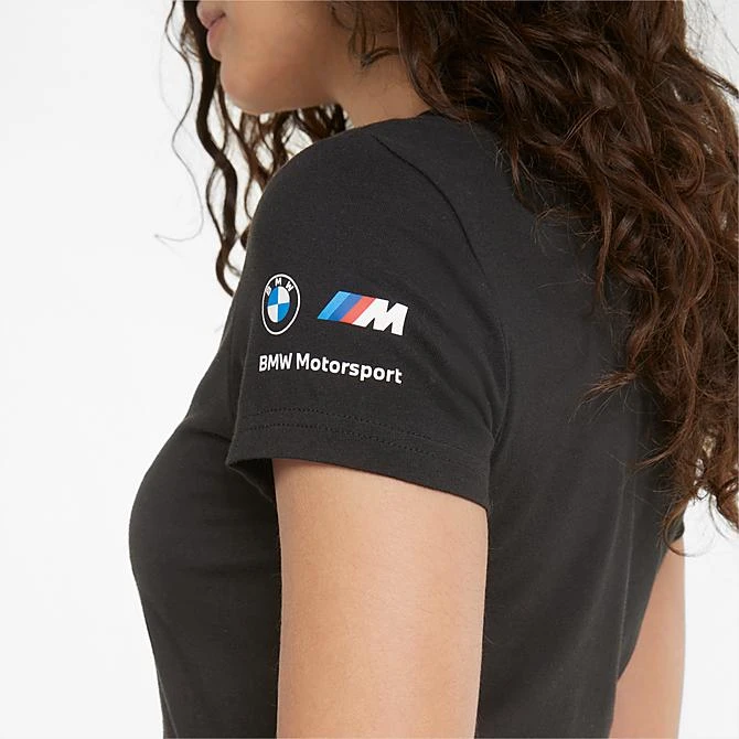 Women's Puma BMW M Motorsport Statement Graphic T-Shirt Black - 53344101 001 6 Women's Puma BMW M Motorsport Statement Graphic T-Shirt Black - 53344101 001 - Image 4