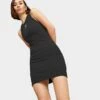 Women's Puma Classics Ribbed Sleeveless Dress PUMA Black - 53807901 001 -Fashion General Store 53807901 001 M1