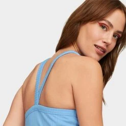 Women's Puma Classics Ribbed Sleeveless Dress Day Dream - 53807993 400 -Fashion General Store 53807993 400 M4