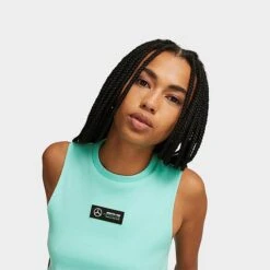 Women's Puma Mercedes-AMG Petronas Motorsport Tank Top Mint - 53848808 300 -Fashion General Store 53848808 300 M5
