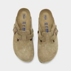 Women's Birkenstock Boston Soft Footbed Clogs Taupe - 560773 250 -Fashion General Store 560773 250 P5