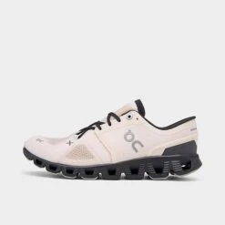 Women's On Cloud X 3 Running Shoes Fawn/Magnet - 6098694 230