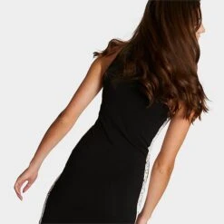 Women's Puma Iconic T7 Artisan Tank Dress Puma Black/Artisan All-over Print - 62259601 001 -Fashion General Store 62259601 001 M3