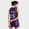 Women's Mitchell And Ness Toronto Raptors NBA Vince Carter Hardwood Classics Swingman Jersey Purple - 8120TRAD PUR -Fashion General Store 8120TRAD PUR M1
