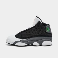 Nike Big Kids' Air Jordan Retro 13 Basketball Shoes Black/University Red/Flint Grey/White - 884129 060