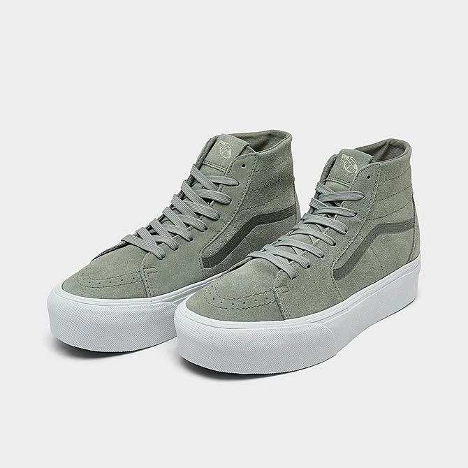 Vans Sk8-Hi Tapered Stackform Soft Suede Casual Shoes Shadow - A5JMKBY1 030 4 Vans Sk8-Hi Tapered Stackform Soft Suede Casual Shoes Shadow - A5JMKBY1 030 - Image 2