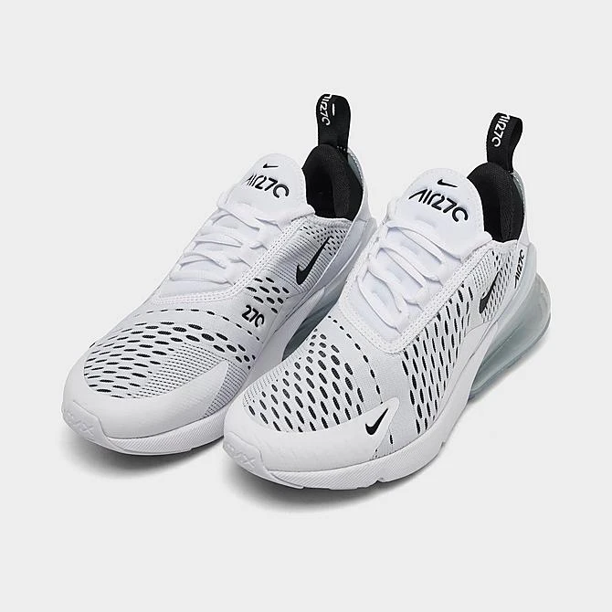 Women's Nike Air Max 270 Casual Shoes White/White/Black - AH6789 100 4 Women's Nike Air Max 270 Casual Shoes White/White/Black - AH6789 100 - Image 2