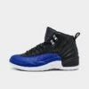 Nike Women's Air Jordan Retro 12 Basketball Shoes Hyper Royal/Black/Metallic Silver/White - AO6068 004
